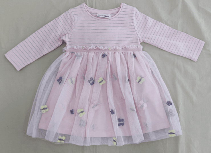 Girls' Dress — Dress with Cotton and Tulle