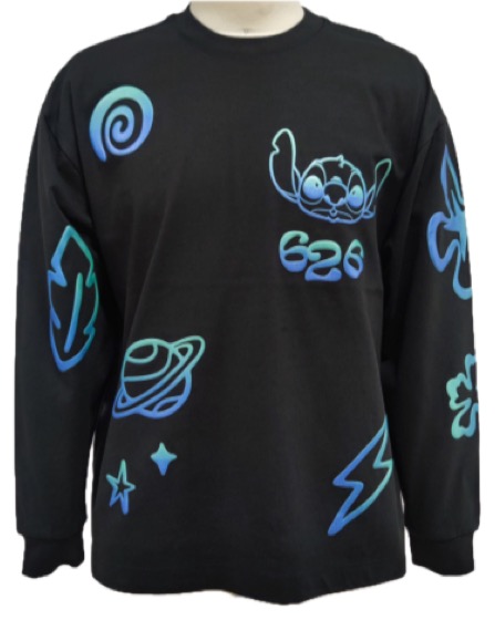 Black Stitch 626 long-sleeve sweatshirt, front view