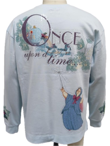 Cinderella Once Upon A Time sweatshirt, back view