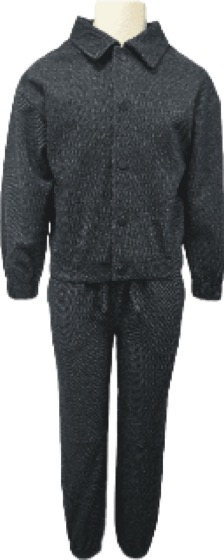 Charcoal speckled jacket and jogger tracksuit set